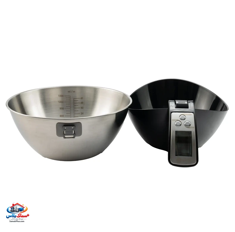 ترازو آشپزخانه دیجیتال پارچ‌دار MGS مدل KS-3013 | ظرفیت 5 کیلوگرم با پارچ مدرج و نمایشگر دیجیتال