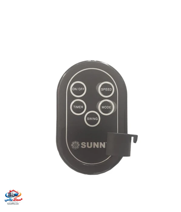 پنکه سه کاره ریموت‌دار سانی مدل DWS-3600 | پنکه ایستاده، رومیزی و دیواری 50 وات با 12 پره و کنترل از راه دور