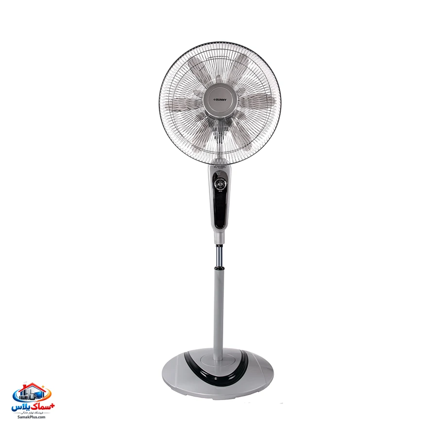 پنکه سه کاره ریموت‌دار سانی مدل DWS-3600 | پنکه ایستاده، رومیزی و دیواری 50 وات با 12 پره و کنترل از راه دور