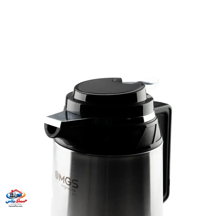 فلاسک ام جی اس مدل FS10110 ظرفیت 1 لیتر | فلاسک شیشه‌ای با عایق حرارتی قوی مناسب سفر، منزل و محل کار