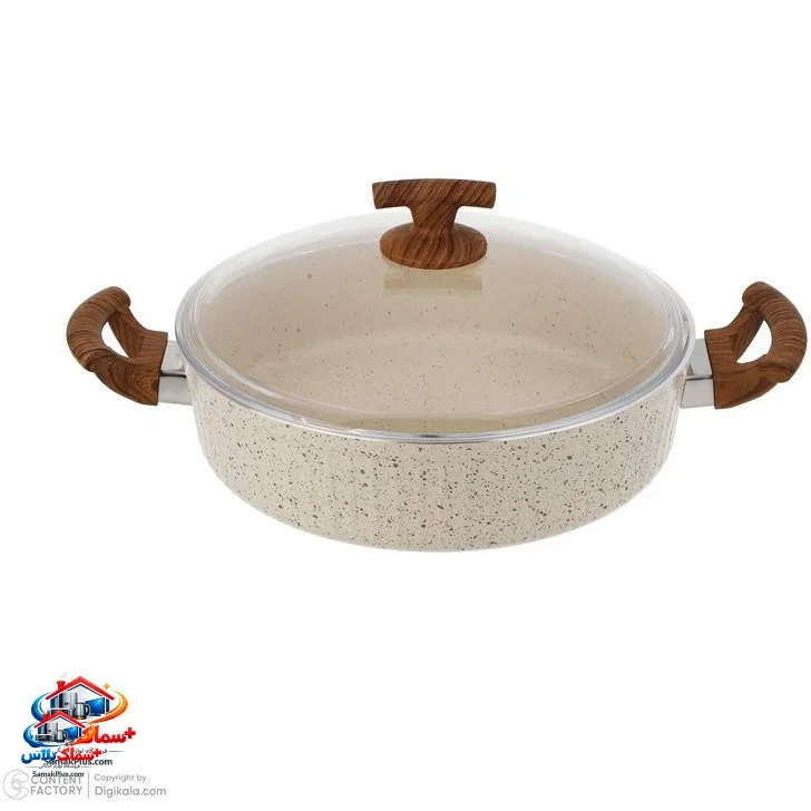سرویس قابلمه 11 پارچه اویز (Eviz PMT) مدل السا Elsa گرانیتی چدن و آلومینیوم رنگ کرم